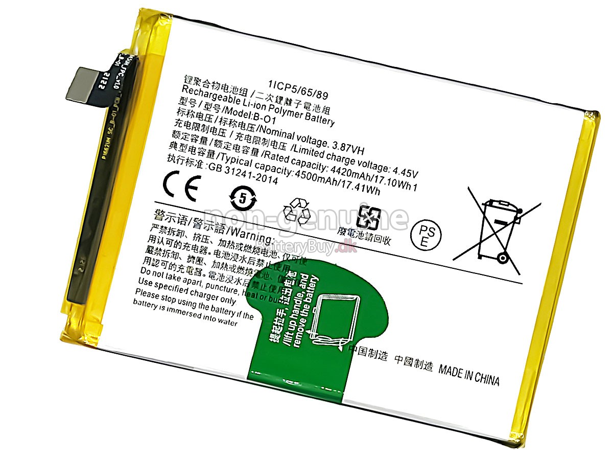 Vivo B-O1 udskiftningsbatteri