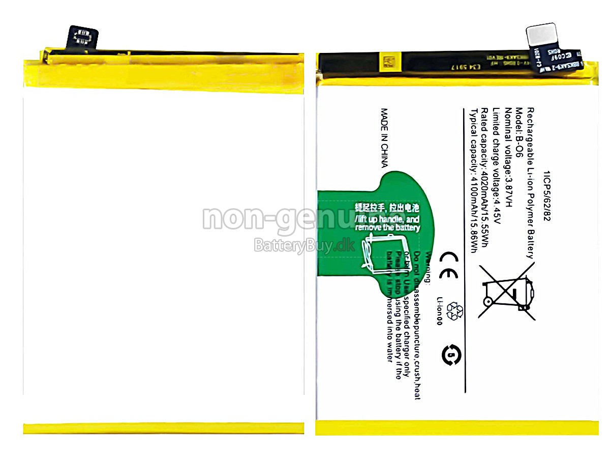 Vivo B-O6 udskiftningsbatteri