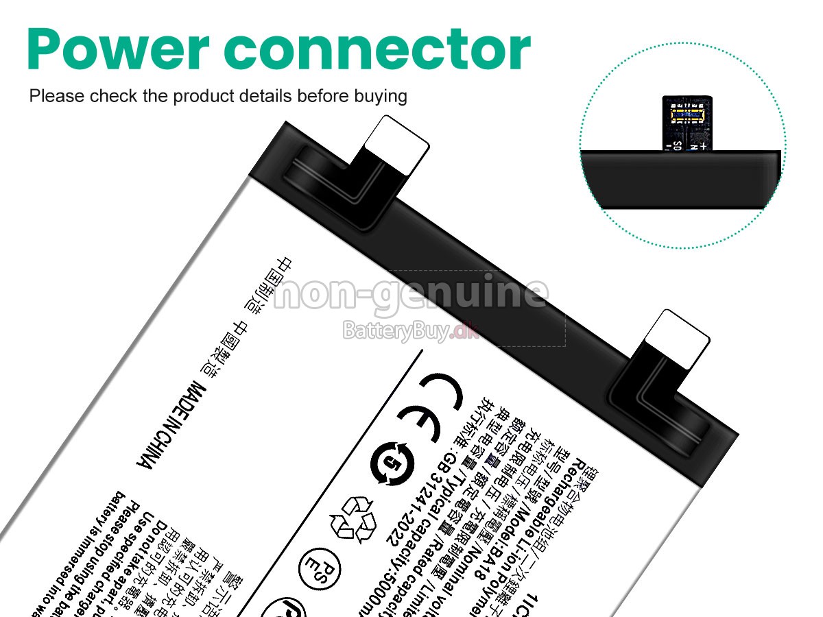 Vivo BA18 udskiftningsbatteri