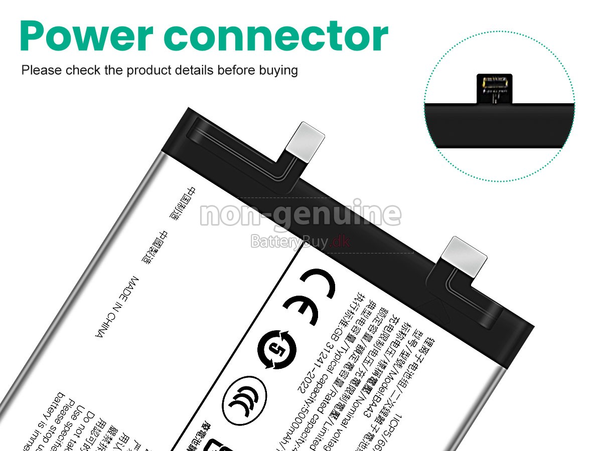 Vivo BA43 udskiftningsbatteri