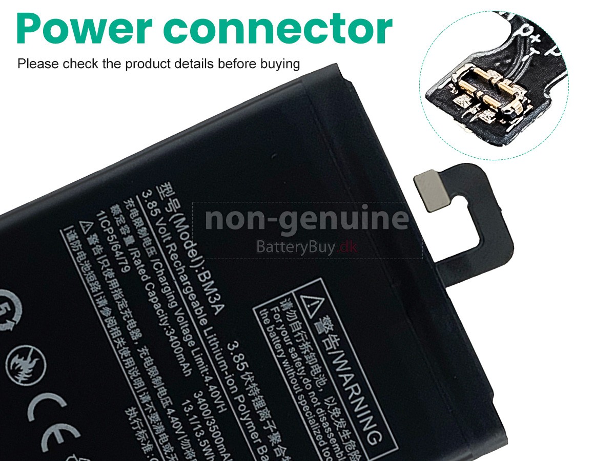XiaoMi BM3A udskiftningsbatteri