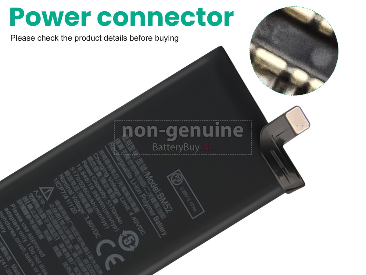 XiaoMi BM52 udskiftningsbatteri