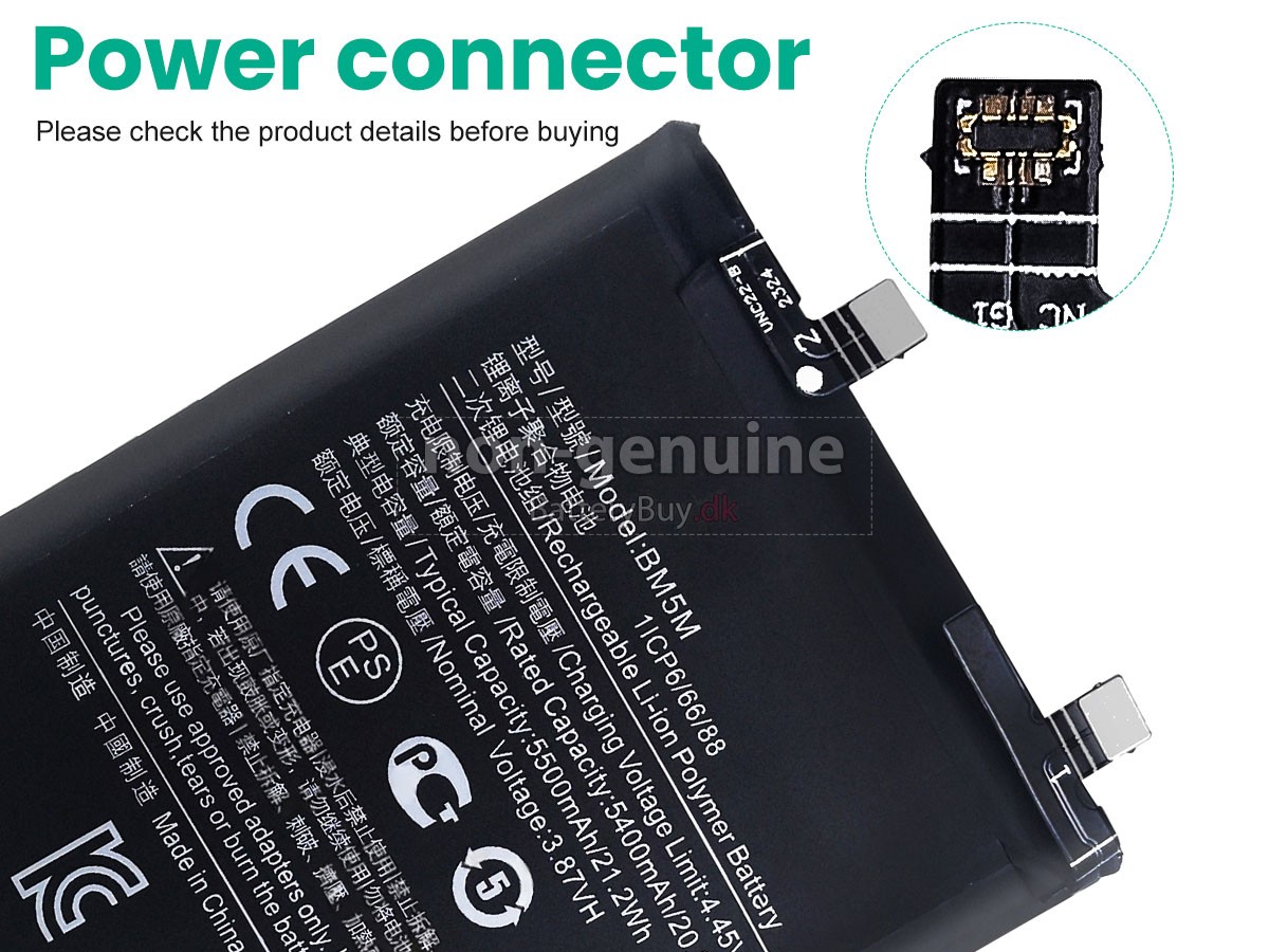 XiaoMi BM5M udskiftningsbatteri