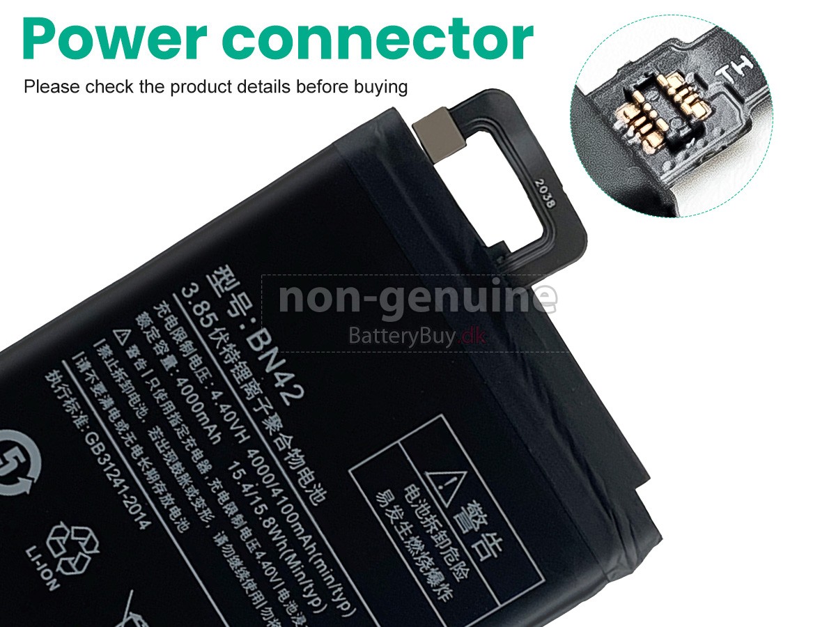 XiaoMi BN42 udskiftningsbatteri