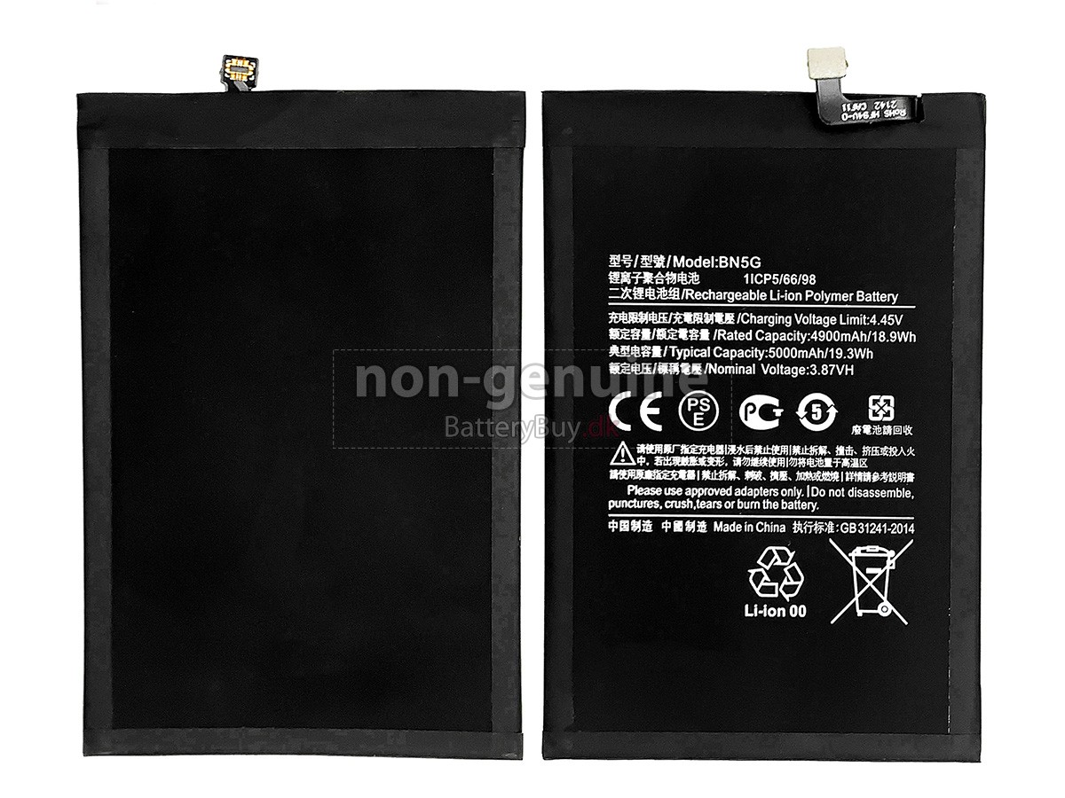 XiaoMi BN5G udskiftningsbatteri