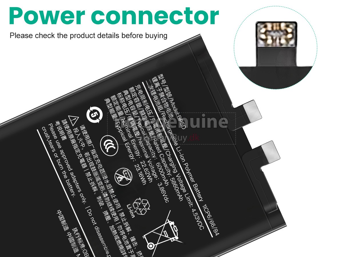 XiaoMi BP5D udskiftningsbatteri