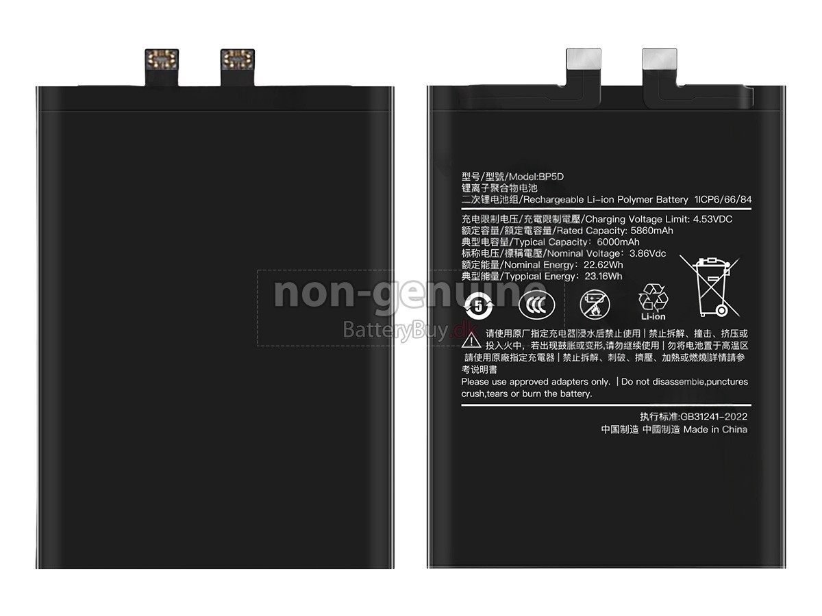XiaoMi BP5D udskiftningsbatteri