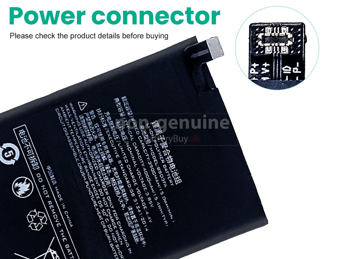 XiaoMi BLACK SHARK 2 PRO udskiftningsbatteri