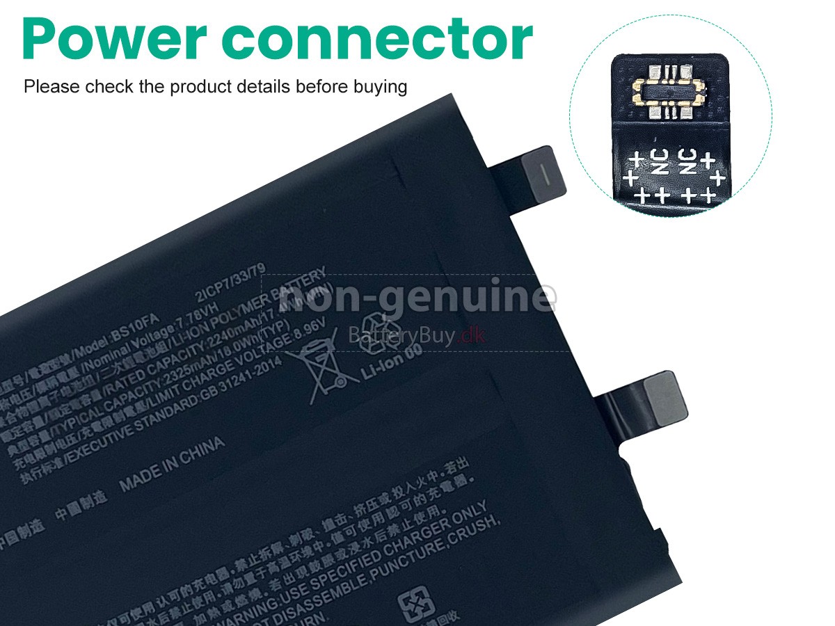 XiaoMi BLACK SHARK 5 udskiftningsbatteri