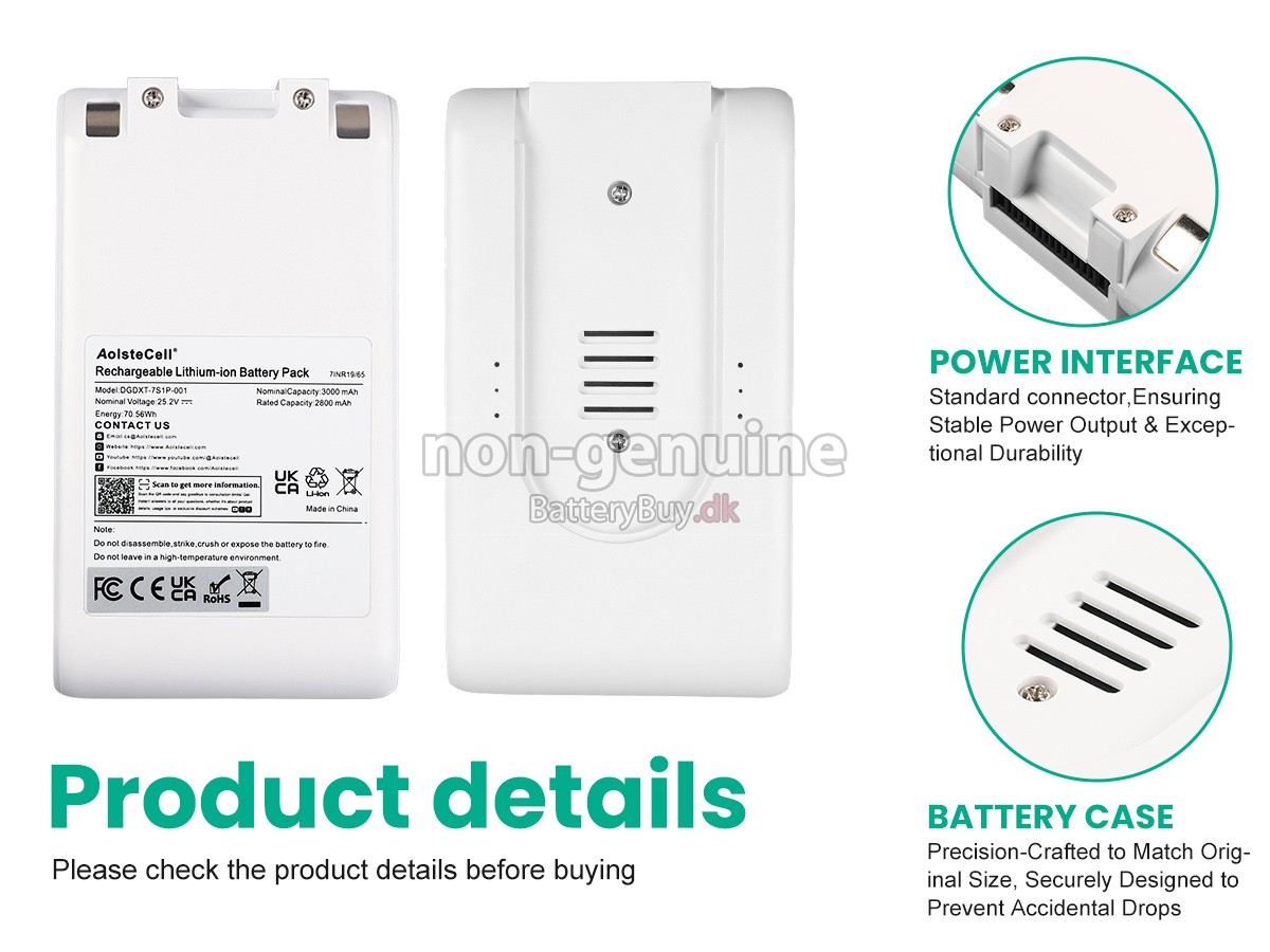 XiaoMi DGDXT-7S1P-001 udskiftningsbatteri