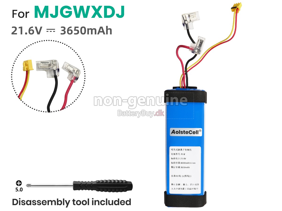 XiaoMi TRUCLEAN W10 ULTRA WET DRY VACUUM udskiftningsbatteri