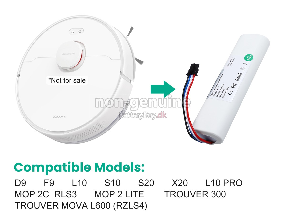 XiaoMi ROBOT VACUUM S20 udskiftningsbatteri