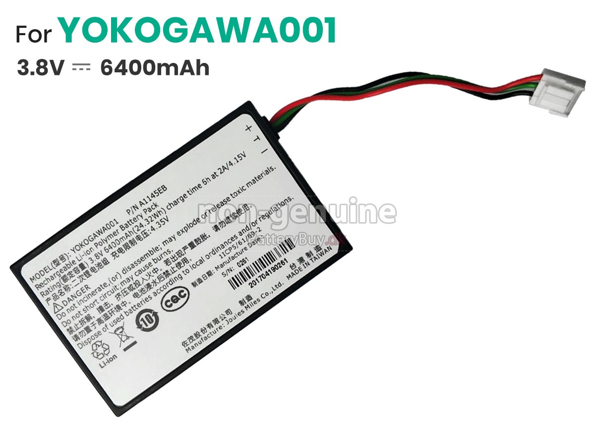 Yokogawa AQ1000 udskiftningsbatteri