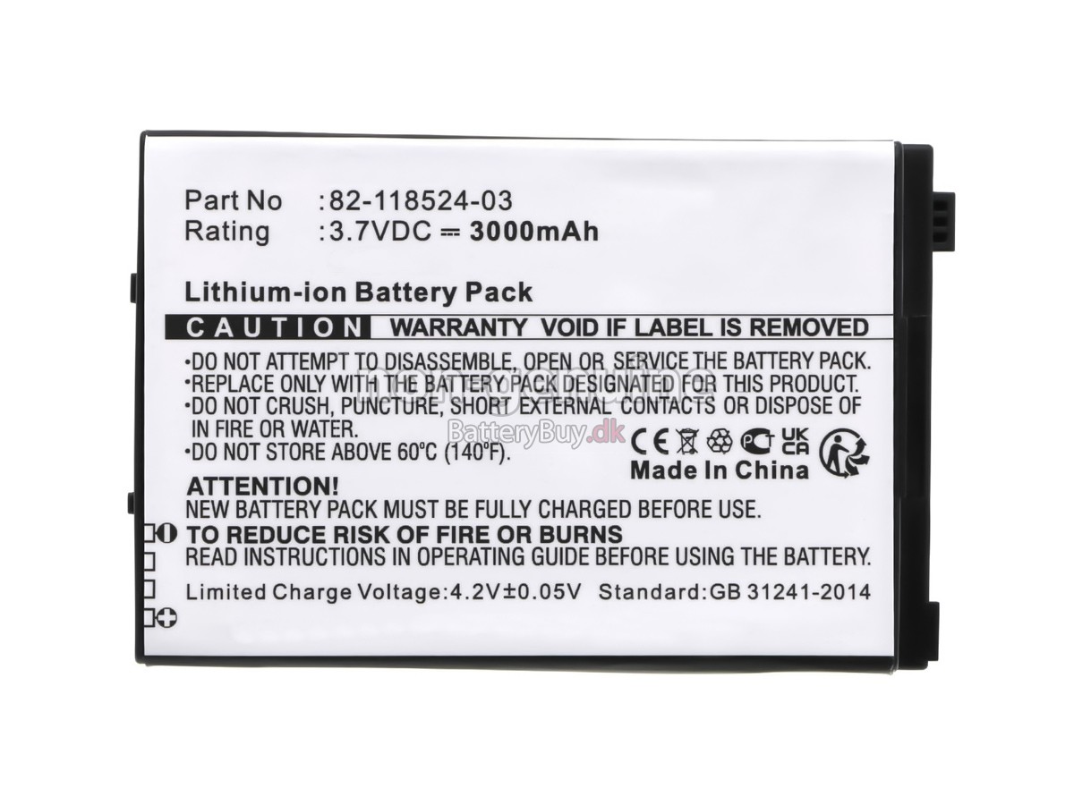 Zebra 82-118524-03 udskiftningsbatteri