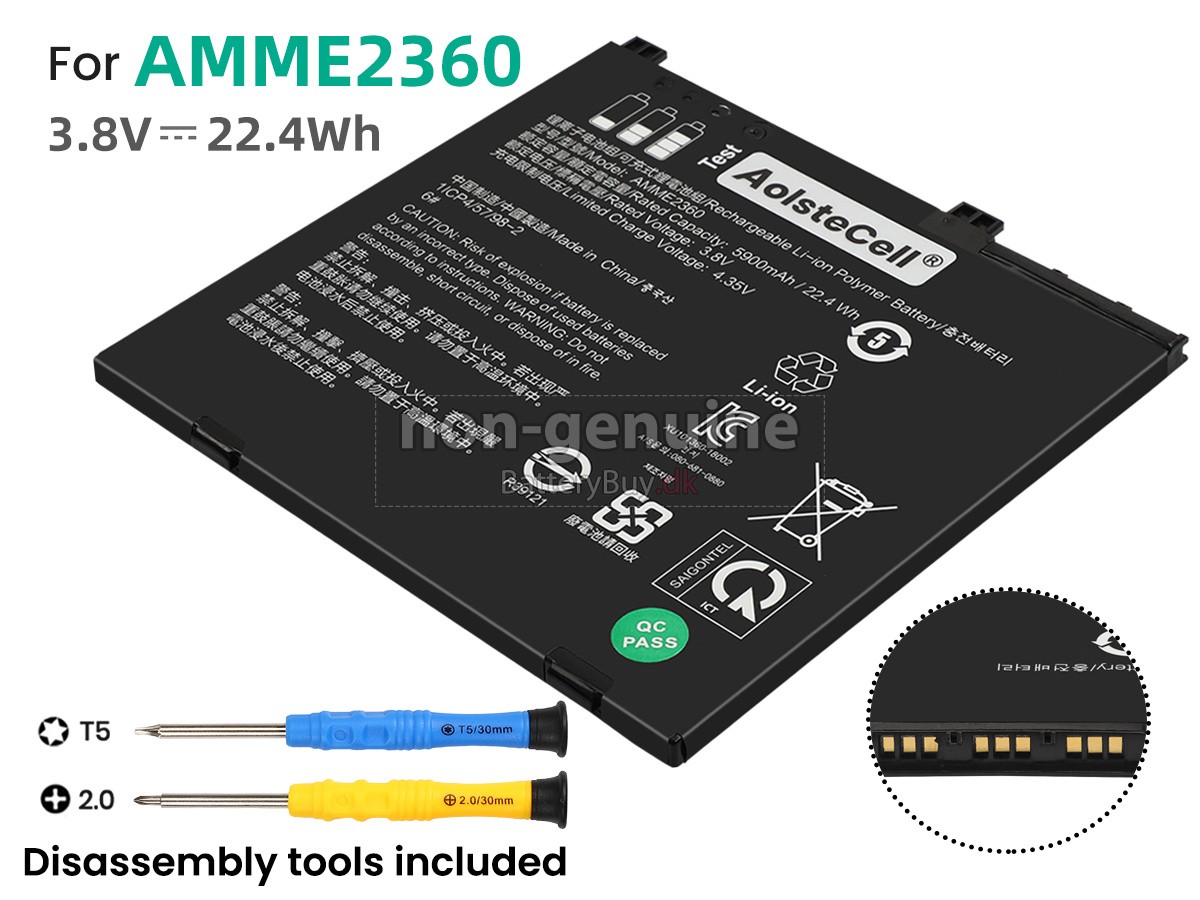 Zebra AMME2360(1ICP4/57/98-2) udskiftningsbatteri
