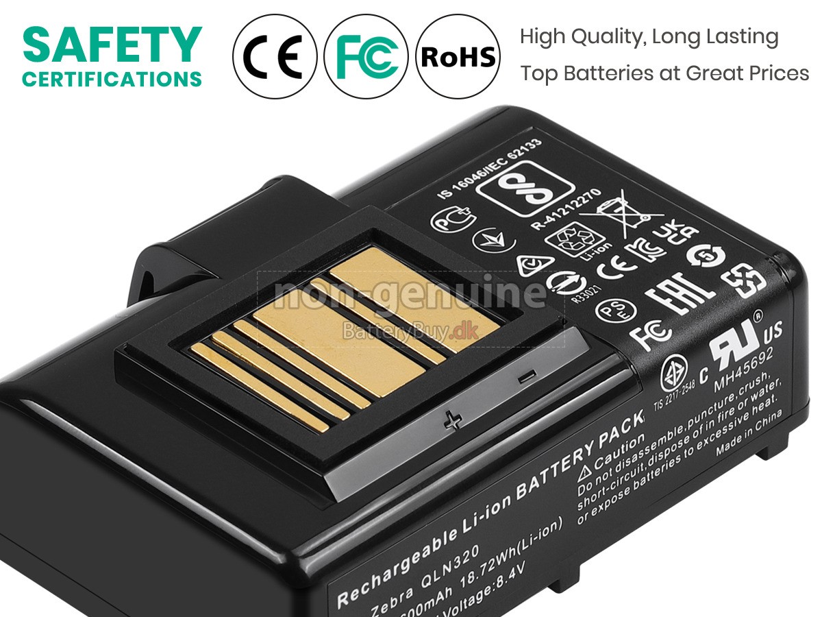 Zebra ZQ500 udskiftningsbatteri