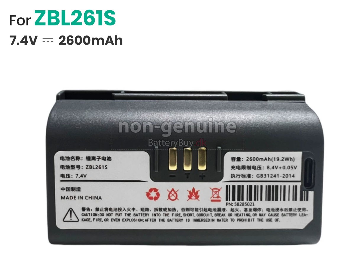 Zicox CC3 udskiftningsbatteri
