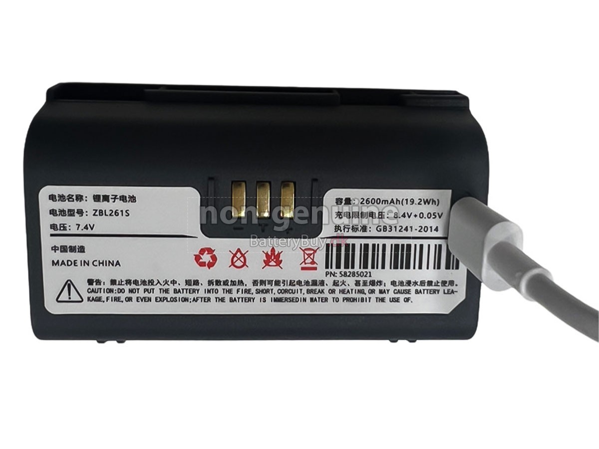 Zicox CC3 udskiftningsbatteri
