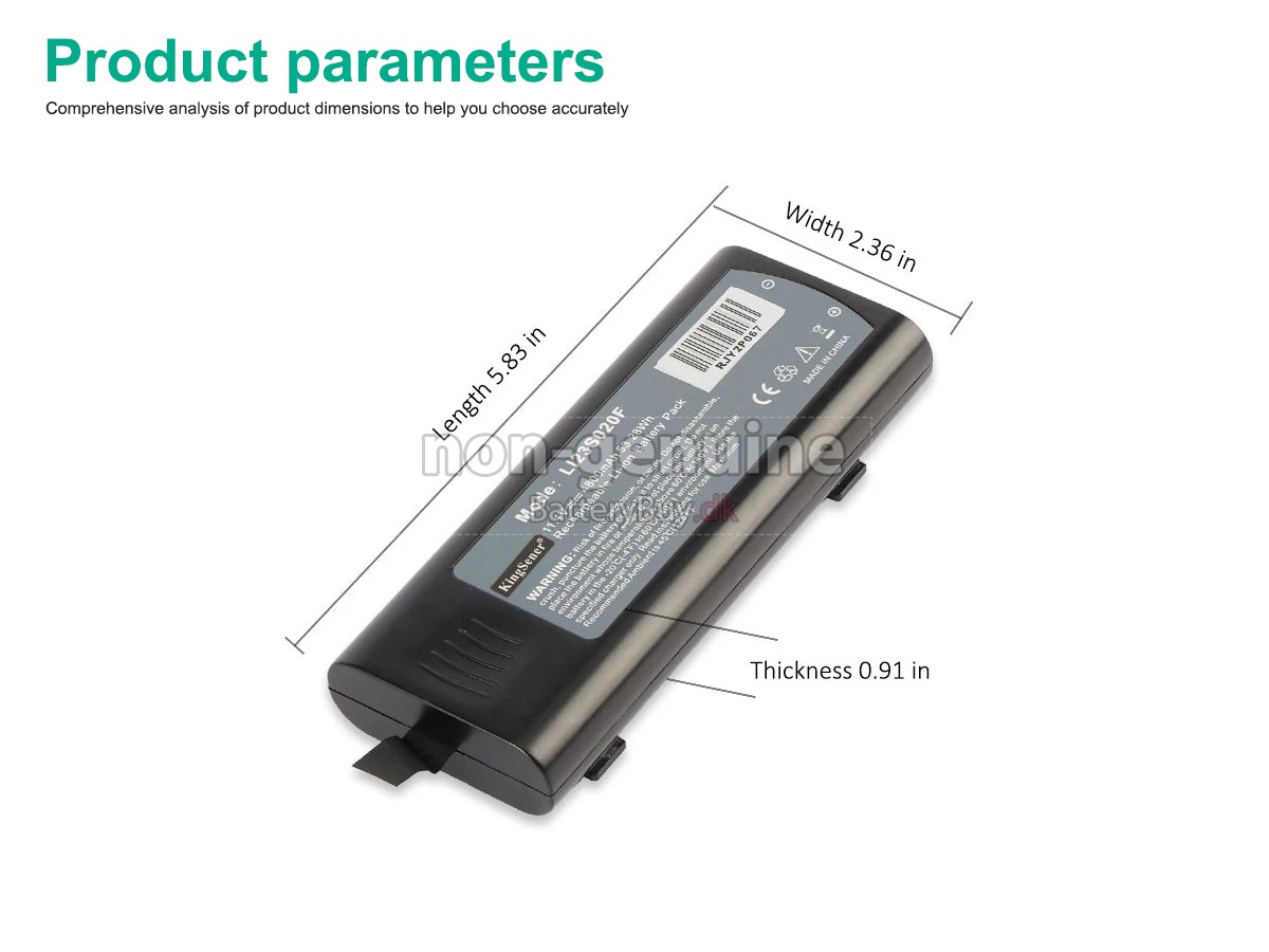 Zondan LI13S020F udskiftningsbatteri