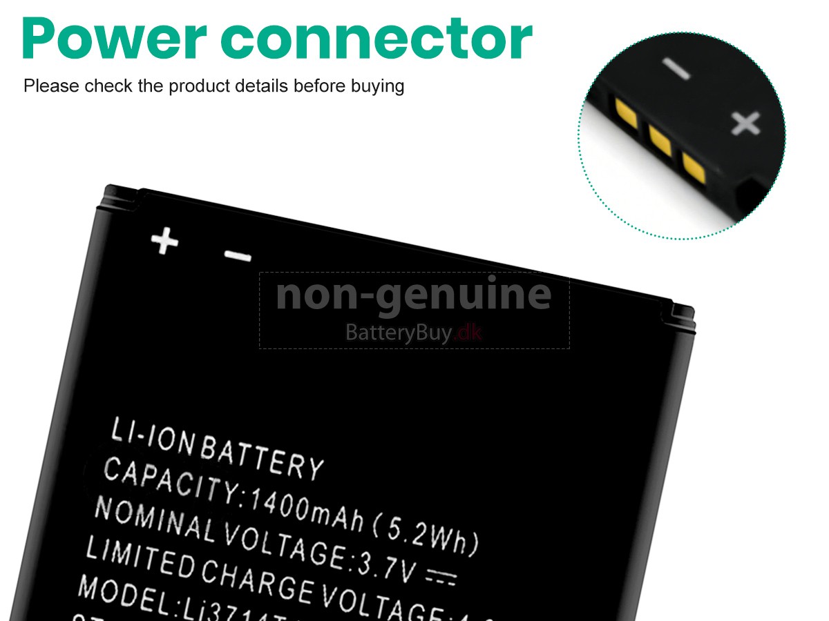 ZTE A5 udskiftningsbatteri
