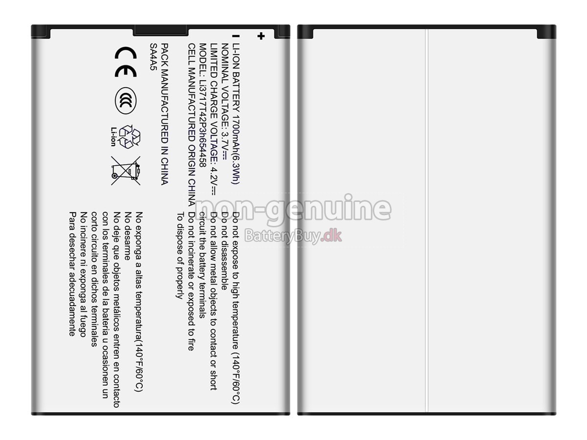 ZTE EUFI890 udskiftningsbatteri