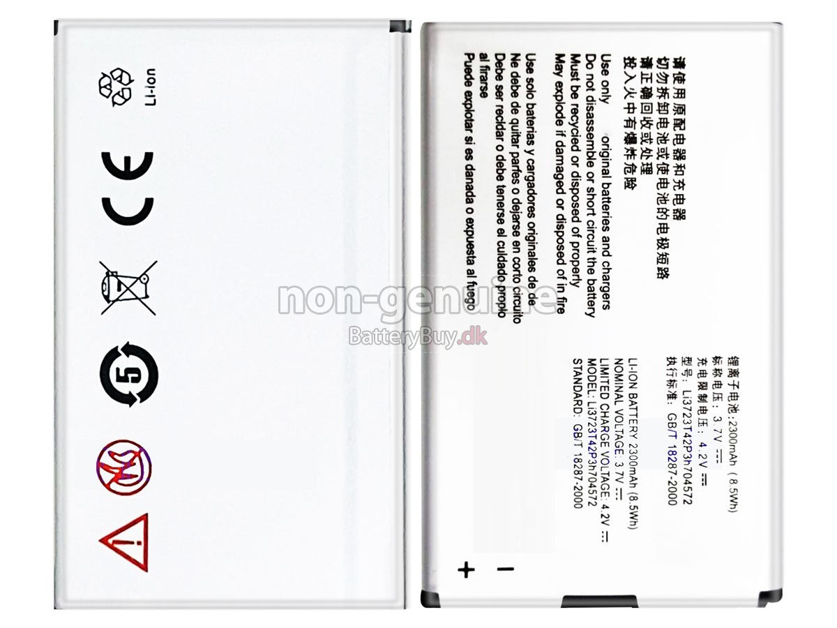 ZTE MF91 4G WIFI udskiftningsbatteri